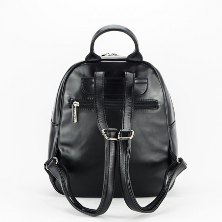 Rucsac David Jones cu imprimeu B-6824-2 119 negru [3]