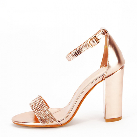 Femei - Sandale champagne elegante 212-37 131