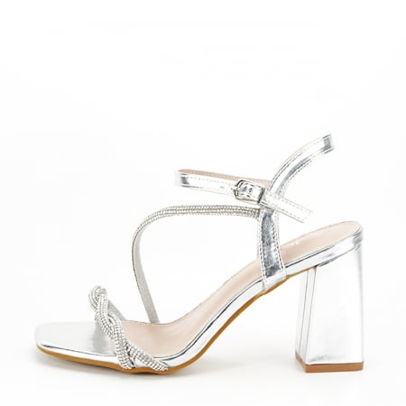 Sandale elegante argintii H8-292 125 [1]