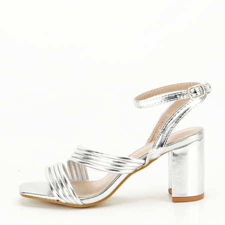 Femei - Sandale elegante argintii H8-327 125