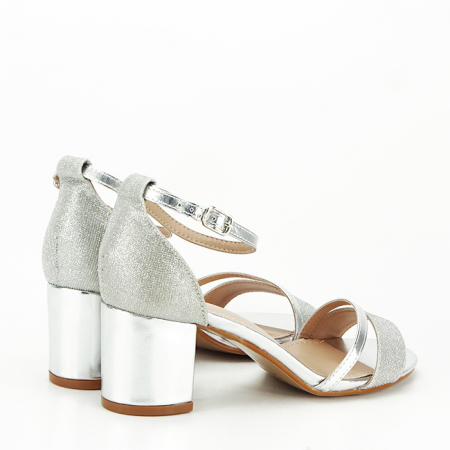 Sandale elegante argintii N21-800 127 [4]
