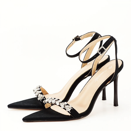 Femei - Sandale elegante negre R-2 131