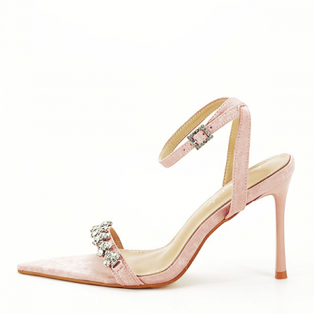 Femei - Sandale elegante roz somon R-2 131