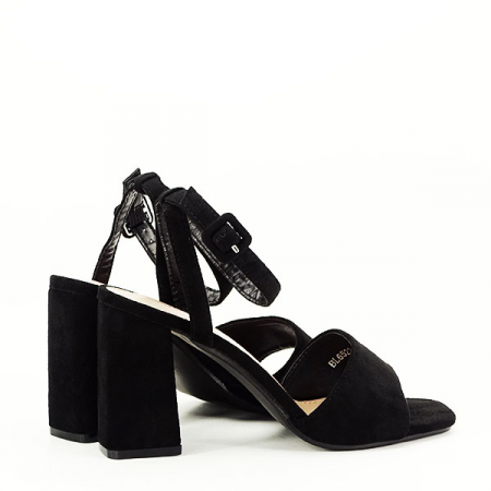 Sandale negre cu toc BL6522 131 [6]