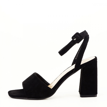 Sandale negre cu toc BL6522 131 [1]