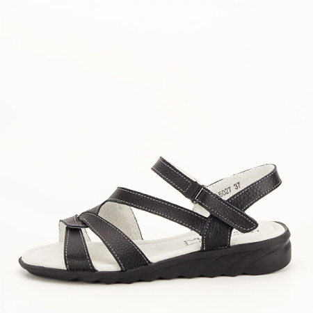 Sandale negre din piele naturala Suzana M5 [1]