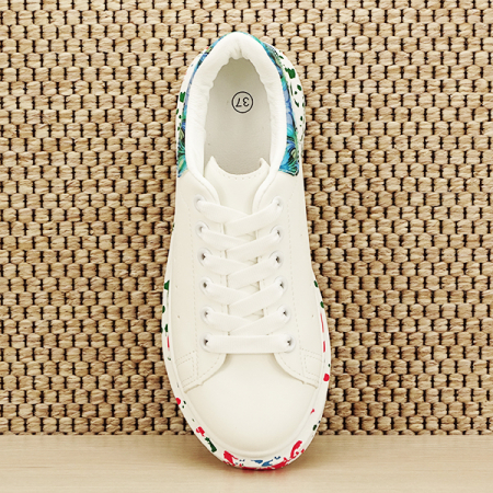Sneakers alb cu albastru Larra M2 [6]