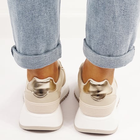 Sneakers bej casual B-9147 M5 [4]