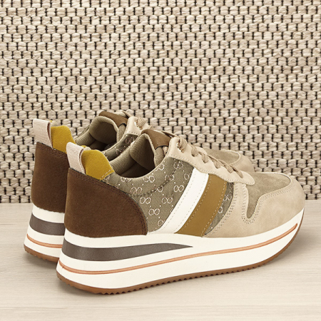 Sneakers bej cu maro Larisa M3 [4]