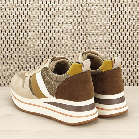 Sneakers bej cu maro Larisa M3 [3]