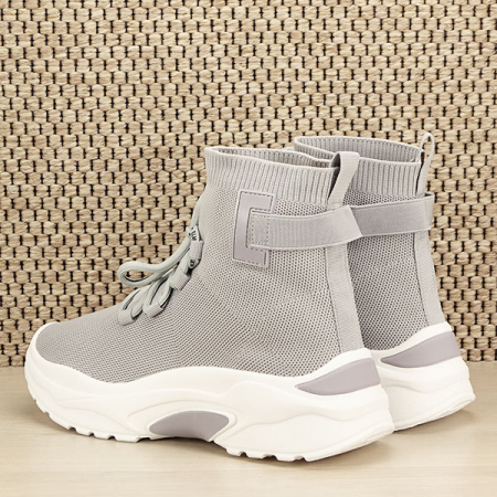 Sneakers gri Sara M3 [3]