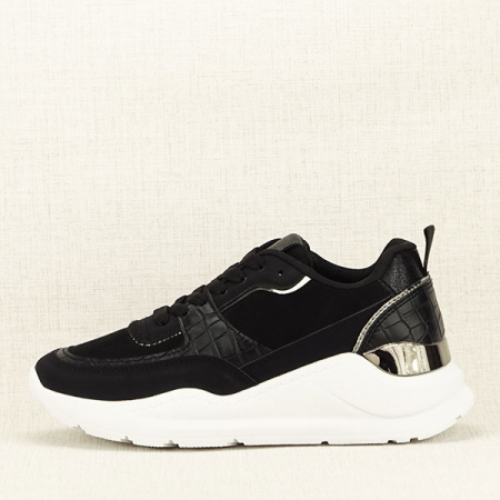 Femei - Sneakers negru cu imprimeu Georgia M2