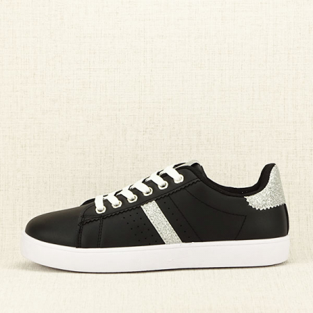 Sneakers negru cu sclipici Betina M3 [1]