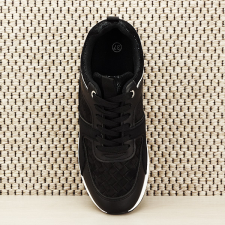 Sneakers negru High-Top Crina M4 [6]
