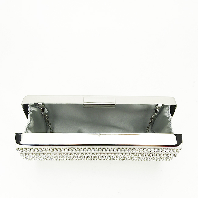 Clutch elegant B-V-186BB 05  Argintiu Argintiu