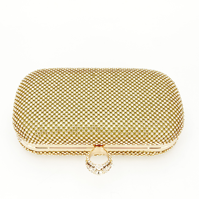 Clutch elegant B-BFL-1061 05 Auriu Auriu