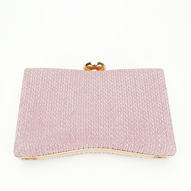 Clutch elegant, B-BJH-22718 05, 12x19x4 cm, Roz Roz