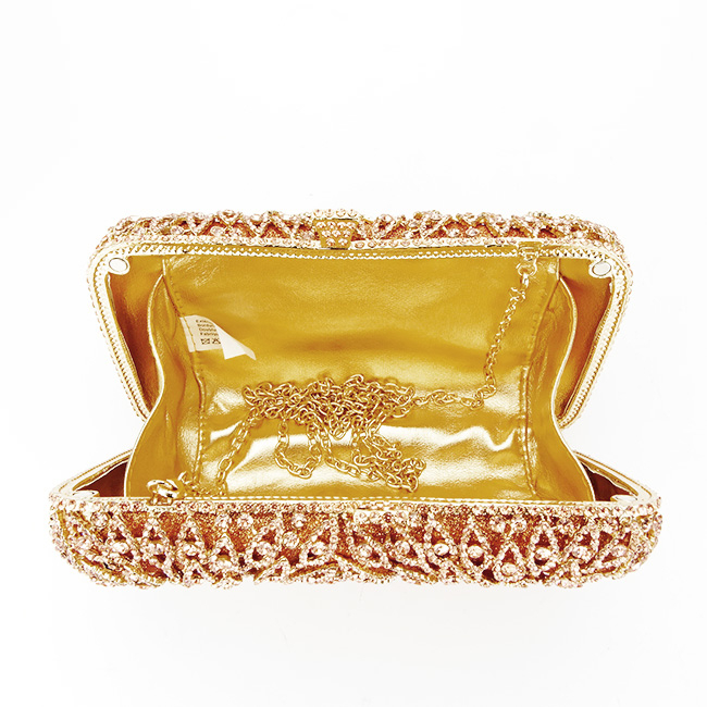 Clutch elegant Premium B-ME-1134 06 Auriu Auriu