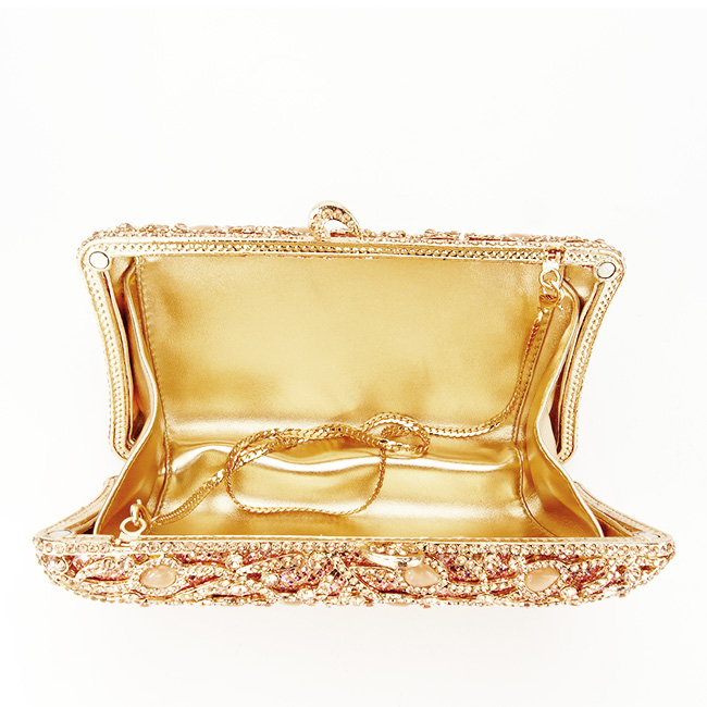 Clutch elegant Premium B-D7-5 06 Auriu rose Auriu rose