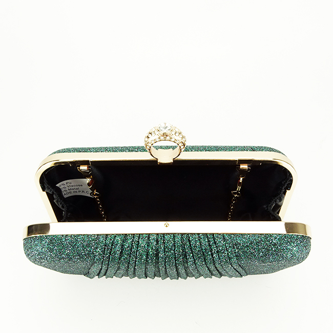 Clutch elegant B-BJH-22705 05 Verde inchis Verde