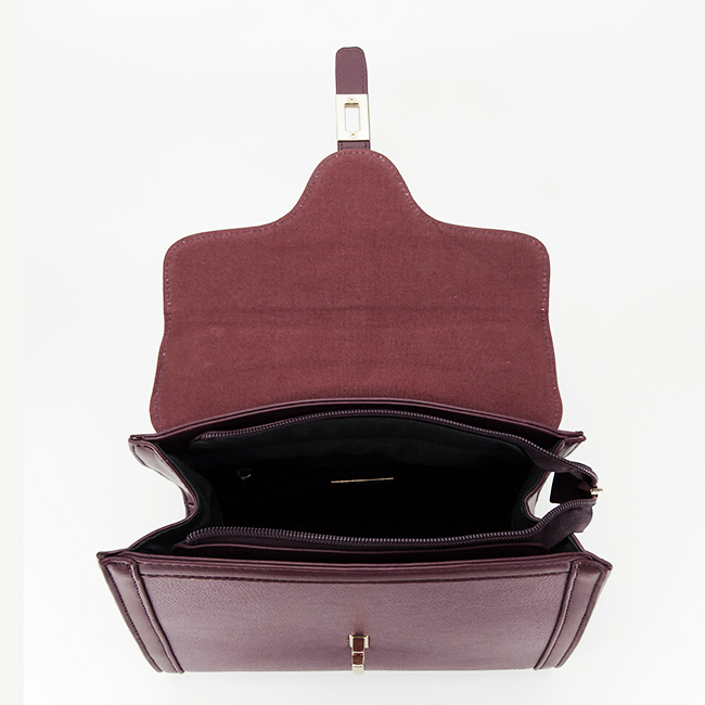 Geanta David Jones B-7007-3 15 Bordo inchis Rosu bordo