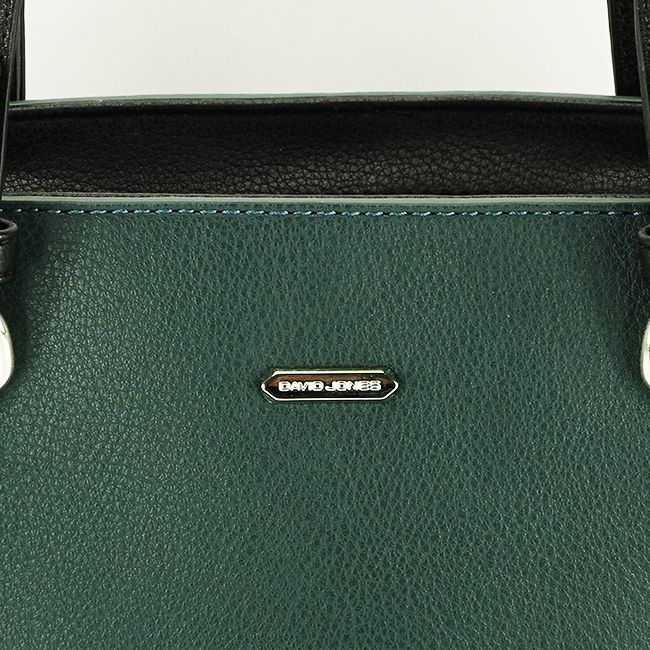 Geanta dama in doua culori B-6600-3 12 Verde inchis Verde inchis