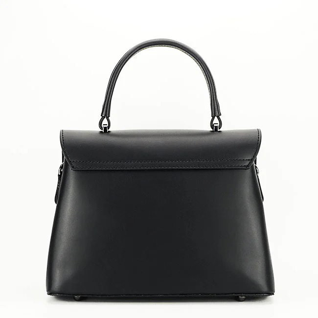 Geanta dama din piele naturala B-8972 123 neagra Negru