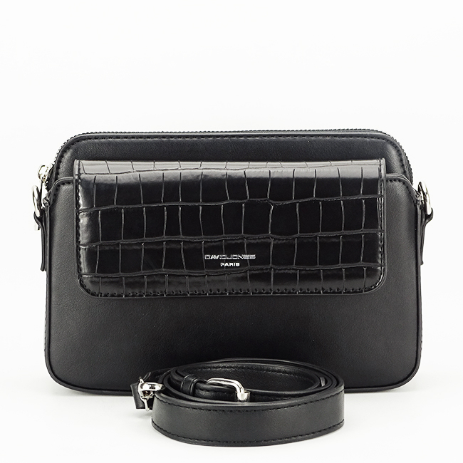 Geanta crossbody de talie mica B-CM6444 15 Negru Negru
