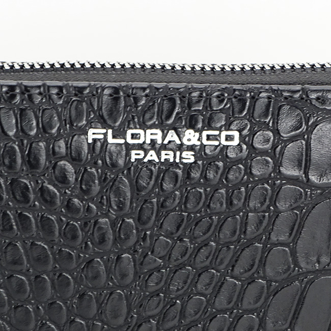 Portofel dama cu imprimeu, B-X2701 07, Negru, 20x11 cm Negru
