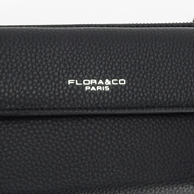 Portofel si port telefon FloraCo Paris B-H6017 07 Negru Negru
