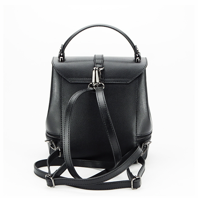 Rucsac dama din piele naturala B-8944 123 Negru Negru