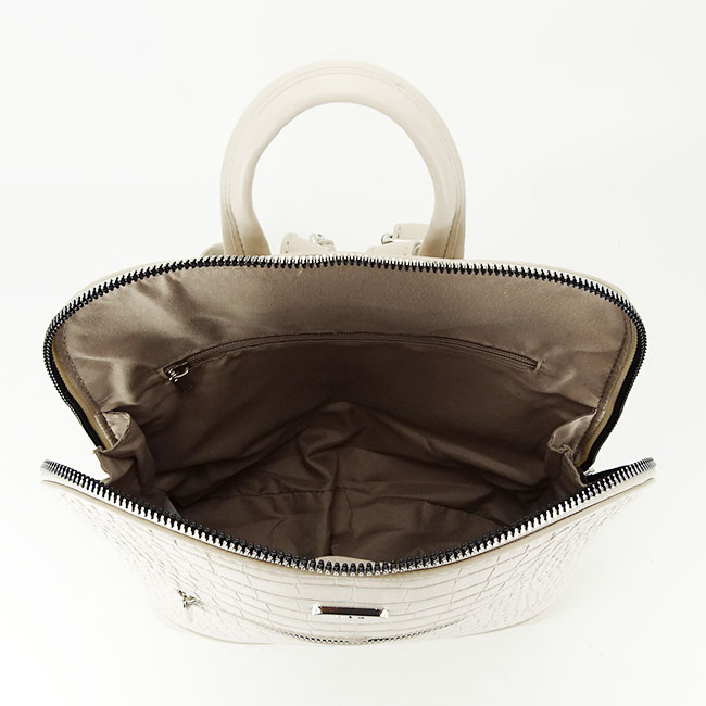 Rucsac dama cu print reptila B-G-23102-2 119 Crem Crem