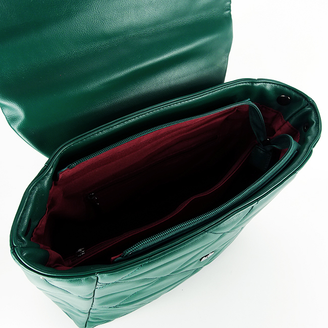 Rucsac dama casual B-DTL3207-2 17 Verde smarald Verde