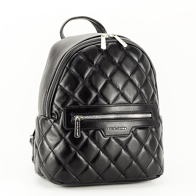 Rucsac dama cu aspect matlasat B-6740-4 119 Negru Negru