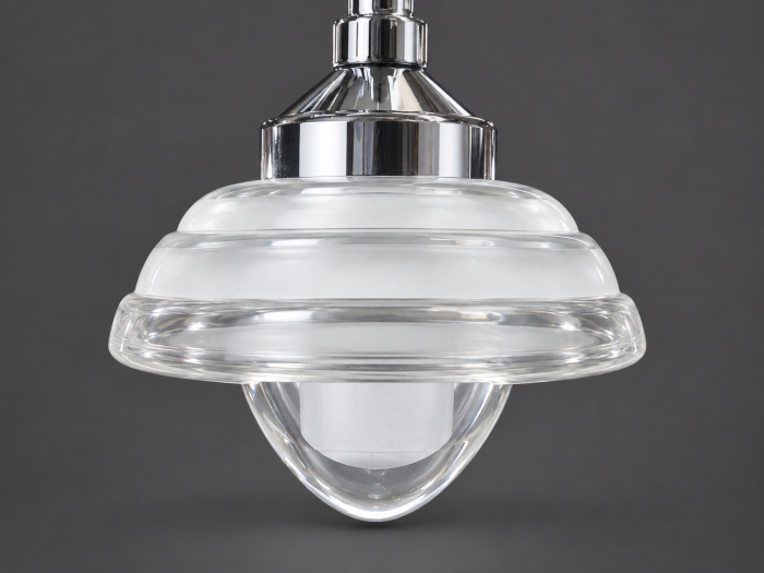 Aplică de baie LED 7594/3 cromată cu trei abajururi din sticlă [3]