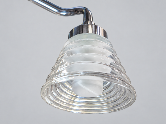Aplică de baie LED 7539/3cromată cu trei abajururi din sticlă [3]