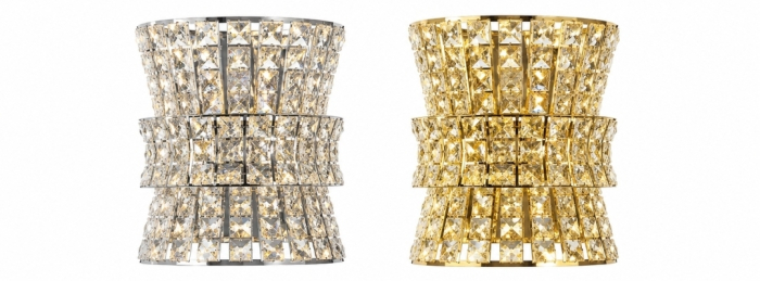 Aplica decorativa 2513 aurie cu cristale K9 design elegant [3]