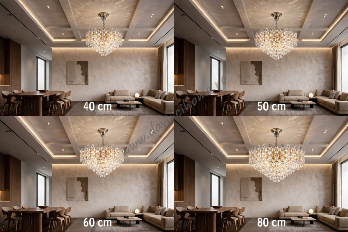 Candelabru 8805/CH Crom Lucios Cristal K9 Circular [2]