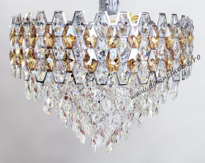 Candelabru 8805/CH Crom Lucios Cristal K9 Circular [3]