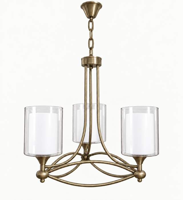 Lustră 8918/3 din metal, Ø 50 cm, 3 dulii E27 [2]
