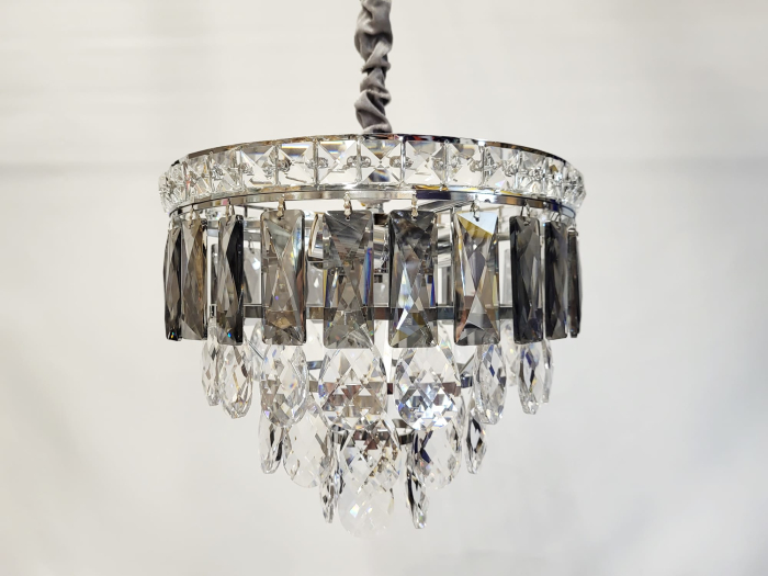 Lustră elegantă 3352/300 crom cu cristale K9, Ø30 cm [3]