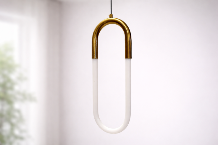 Pendul LED 2605/1 – Design modern tip U, finisaj auriu [4]