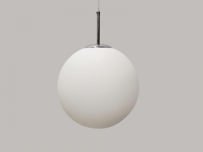 Pendul suspendat 8001/300, abajur alb mat Ø30 cm, finisaj elegant crom sau auriu [3]