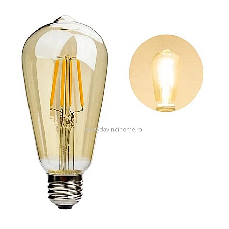 BECURI LED - Bec Led ST 64, 6W E27