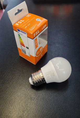 Becuri LED - Bec LED FSL G45JX 6W E27 3000K 480 lm