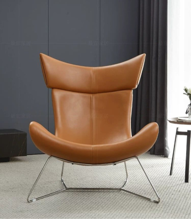 Fotoliu 999 cu taburet, stil contemporan, picioare cromate, înălțime 102 cm [3]