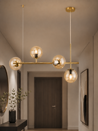 LUSTRE - Lustra 5029/4 GD+AMB