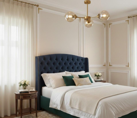 REDUCERI - Lustră 5501/3 modernă aurie cu 3 abajururi din sticlă