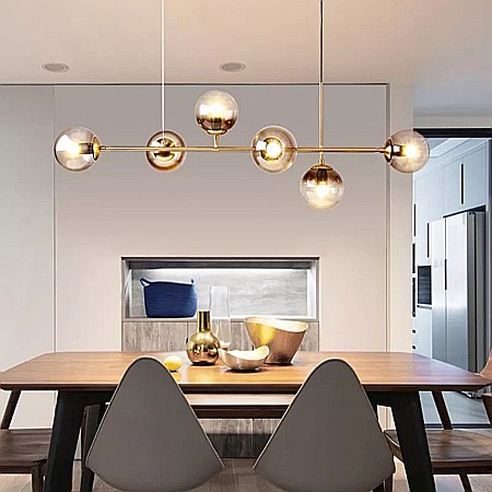 LUSTRE - Lustra 5029/6 GD+AMB