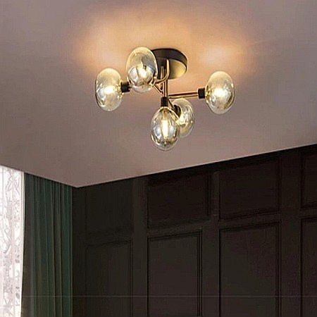 LUSTRE - Lustra 2408/5 CP+BK